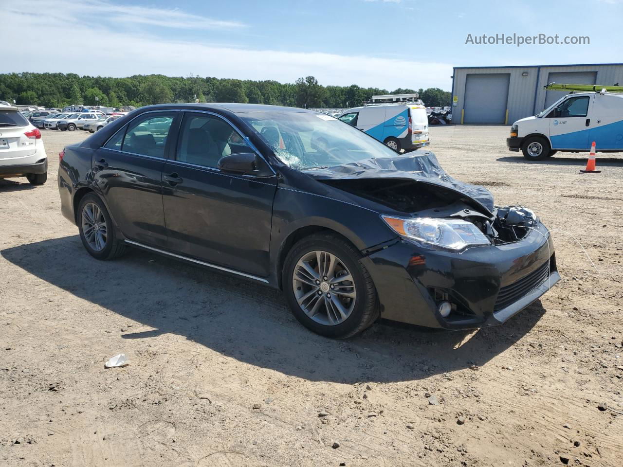 2013 Toyota Camry L Black vin: 4T1BF1FK3DU676605