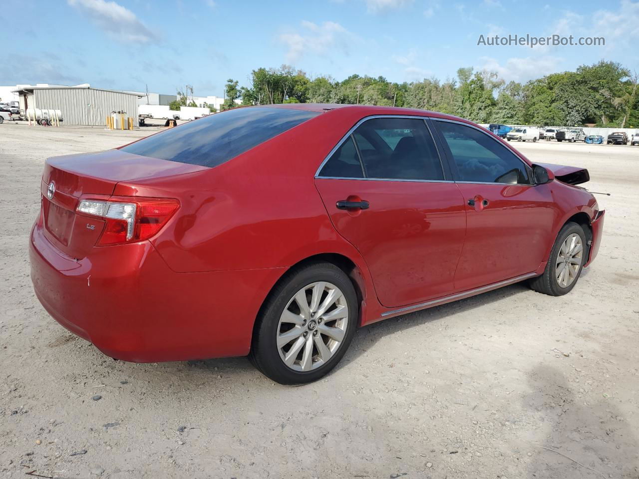 2013 Toyota Camry L Red vin: 4T1BF1FK3DU677253