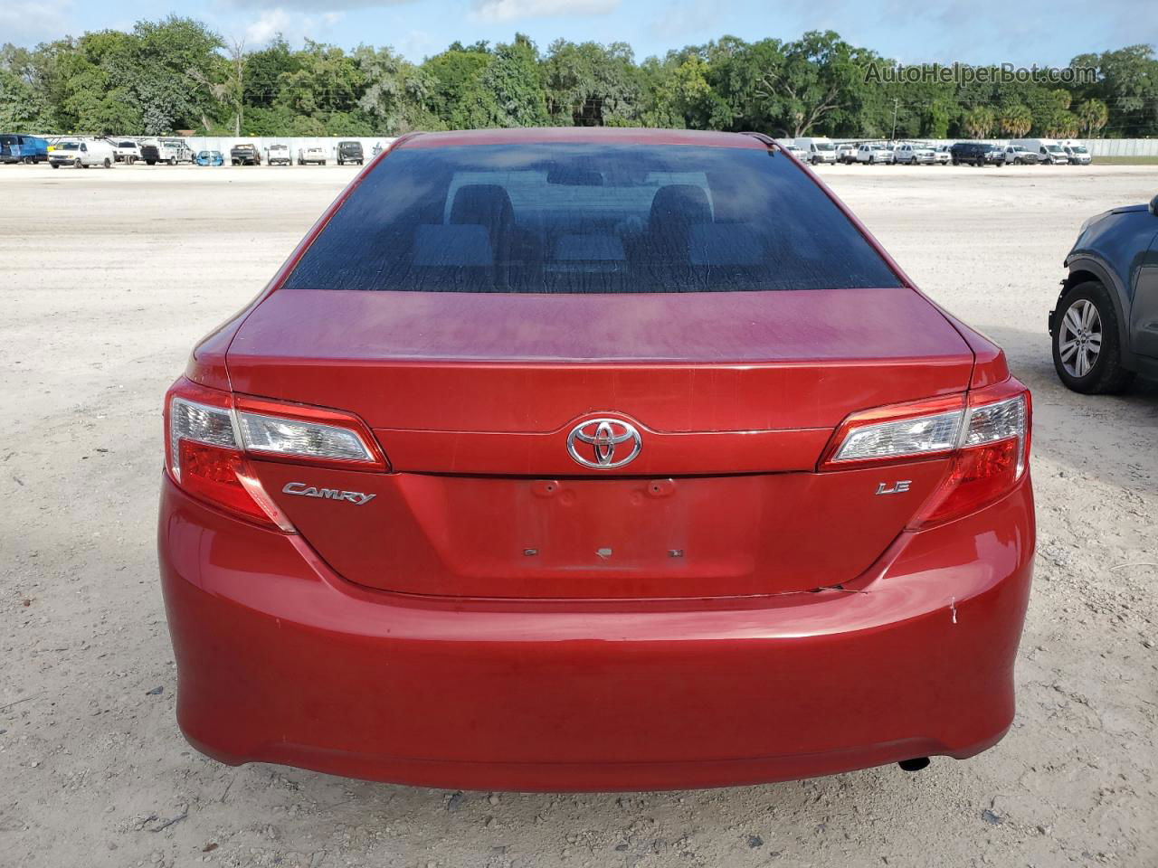 2013 Toyota Camry L Red vin: 4T1BF1FK3DU677253