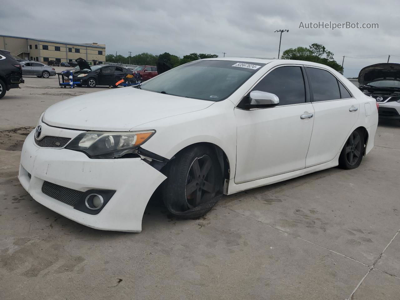 2013 Toyota Camry L Белый vin: 4T1BF1FK3DU685143