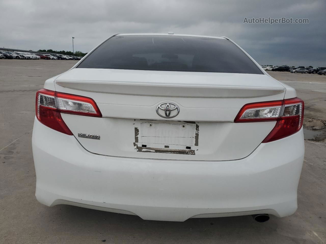 2013 Toyota Camry L White vin: 4T1BF1FK3DU685143