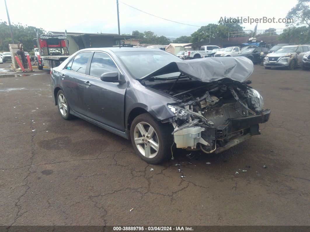 2014 Toyota Camry L/le/se/se Sport/xle Gray vin: 4T1BF1FK3EU374488