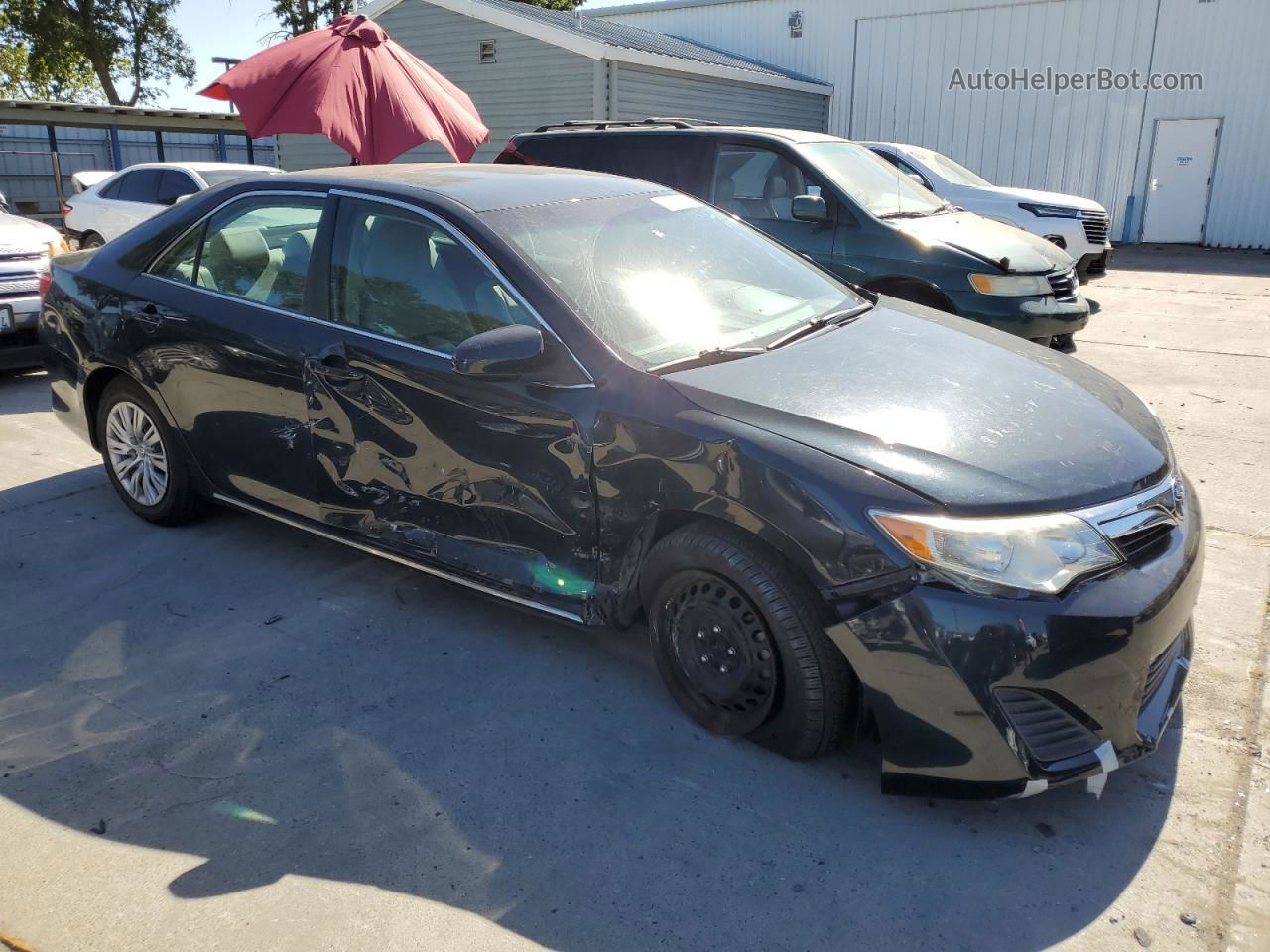 2014 Toyota Camry L Синий vin: 4T1BF1FK3EU413189