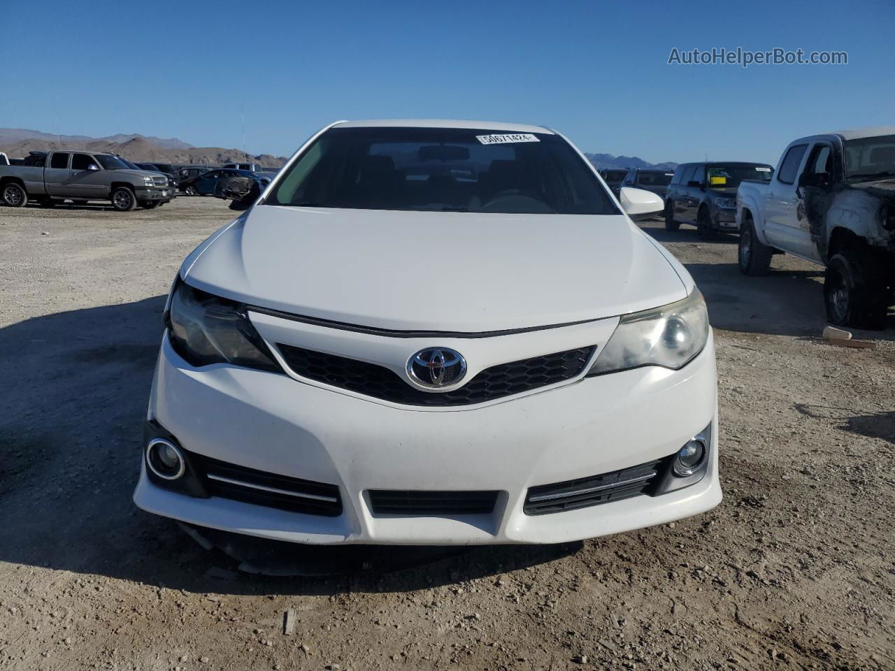 2014 Toyota Camry L Белый vin: 4T1BF1FK3EU416917