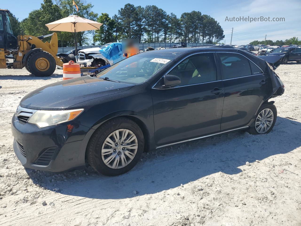 2014 Toyota Camry L Black vin: 4T1BF1FK3EU427397