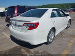 2014 Toyota Camry Se White vin: 4T1BF1FK3EU447374