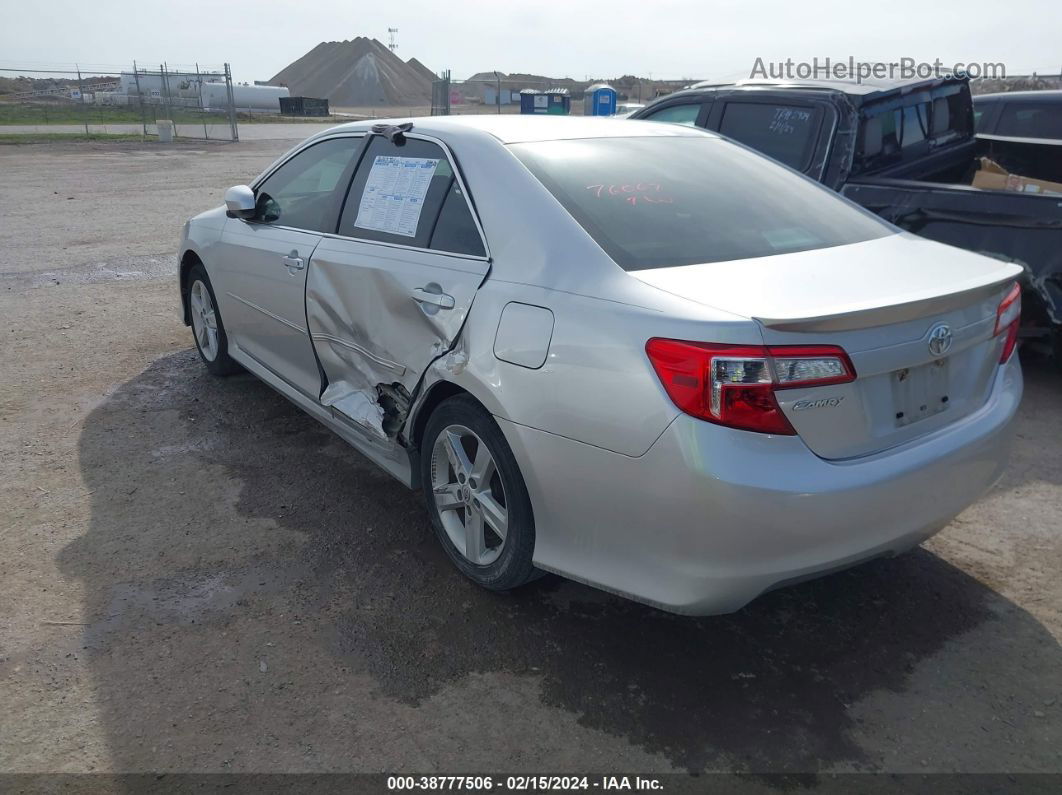 2014 Toyota Camry Se Silver vin: 4T1BF1FK3EU734925