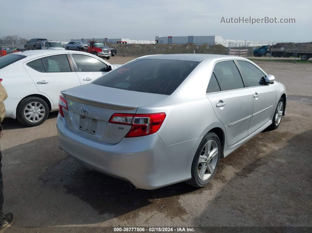 2014 Toyota Camry Se Silver vin: 4T1BF1FK3EU734925