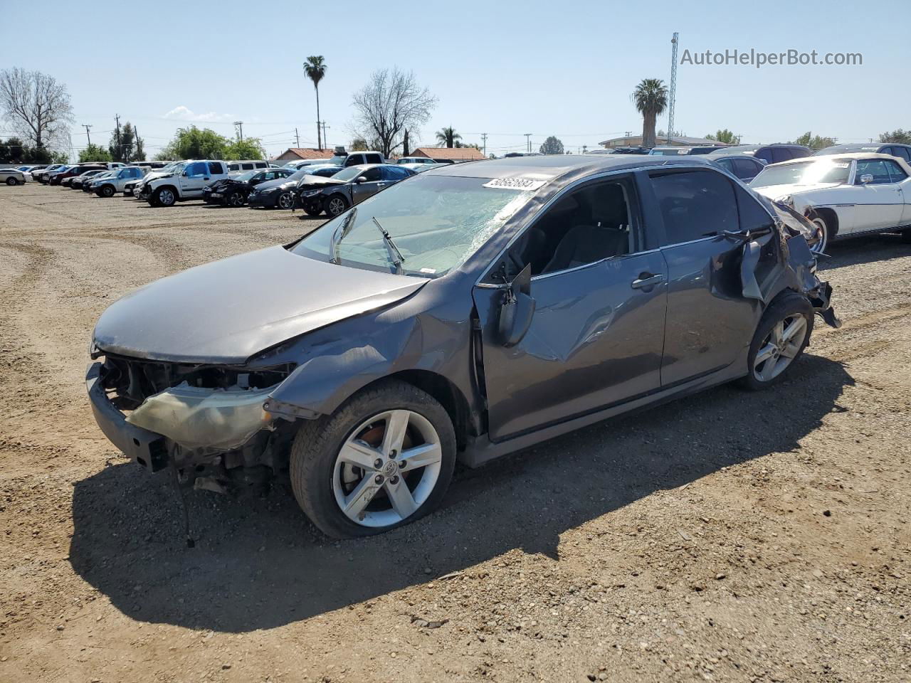 2014 Toyota Camry L Серебряный vin: 4T1BF1FK3EU743799