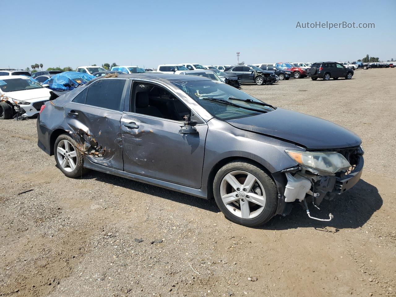 2014 Toyota Camry L Серебряный vin: 4T1BF1FK3EU743799