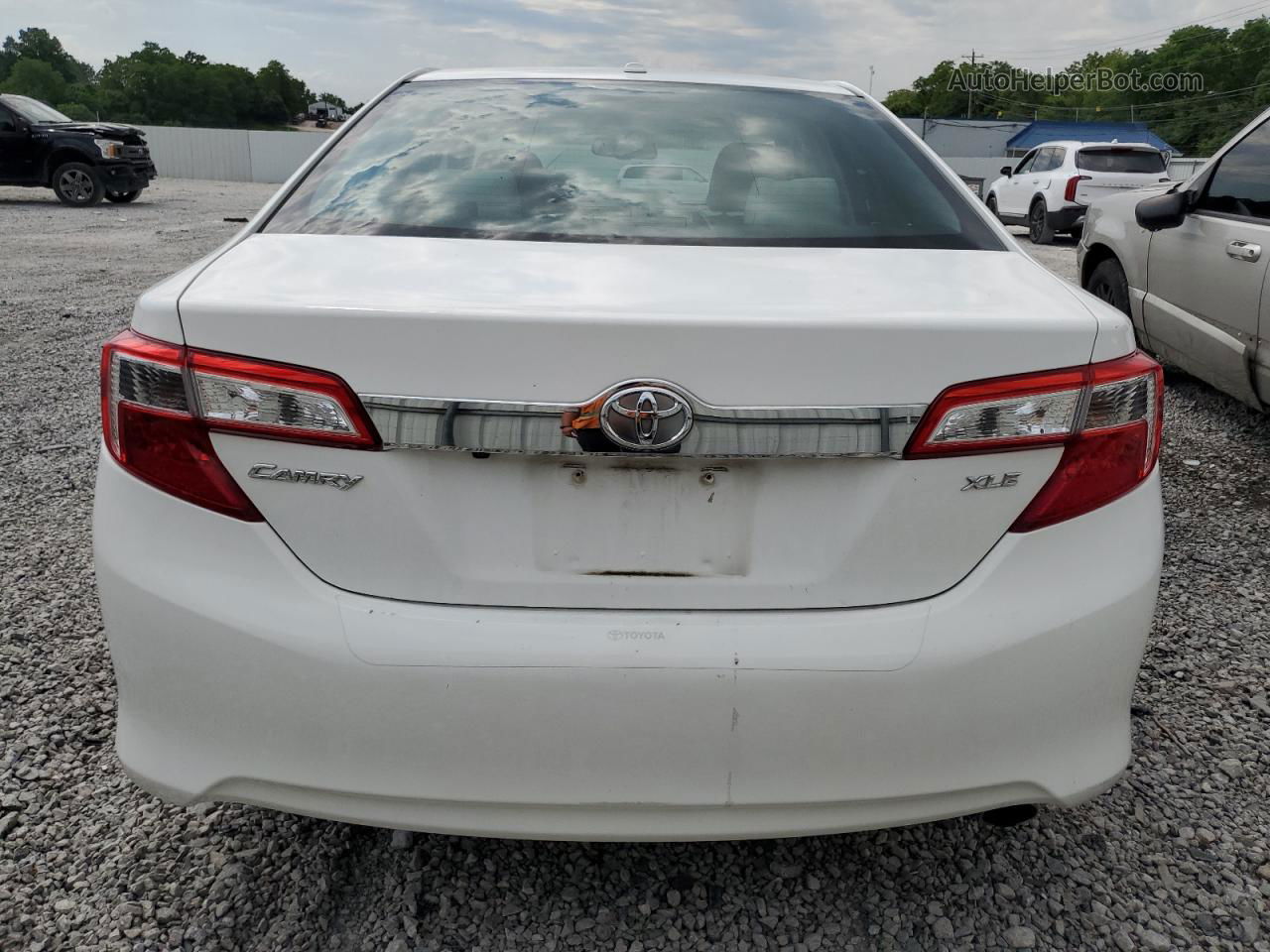 2014 Toyota Camry L White vin: 4T1BF1FK3EU761087