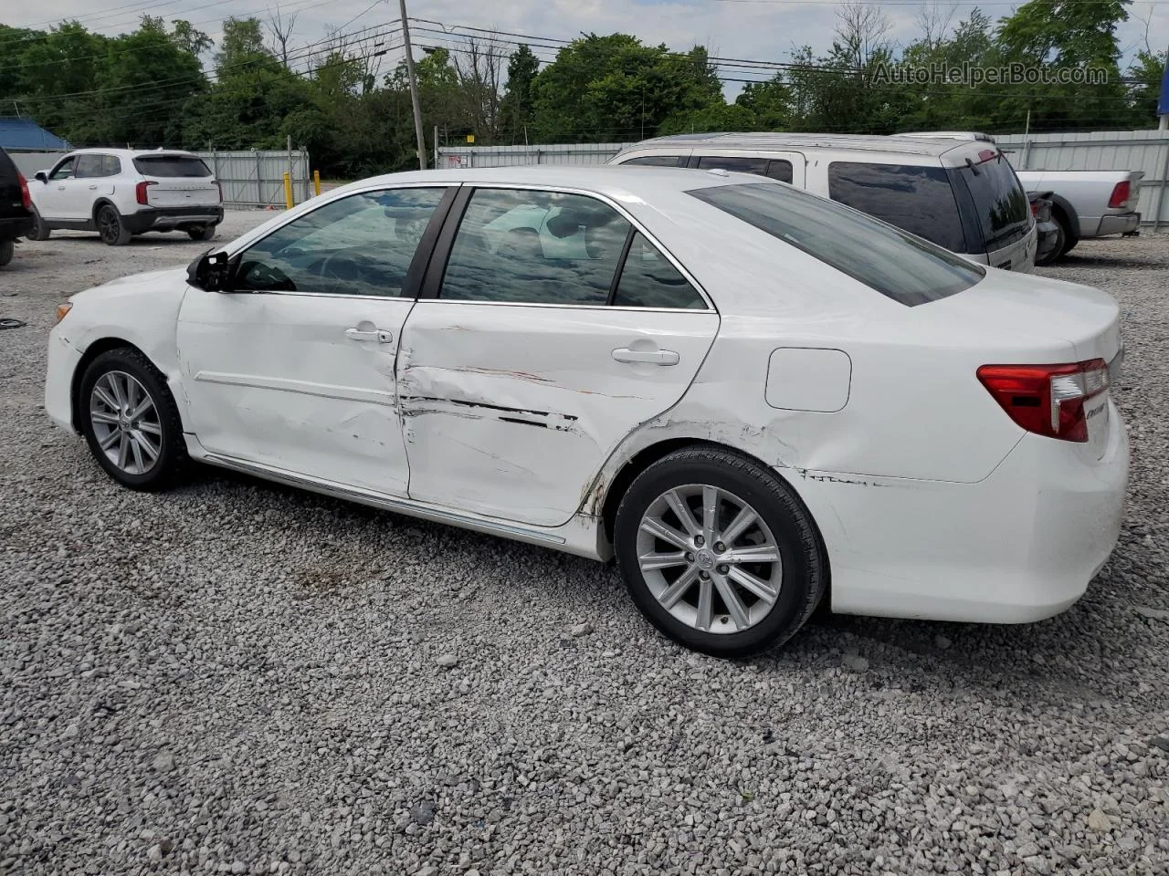 2014 Toyota Camry L White vin: 4T1BF1FK3EU761087