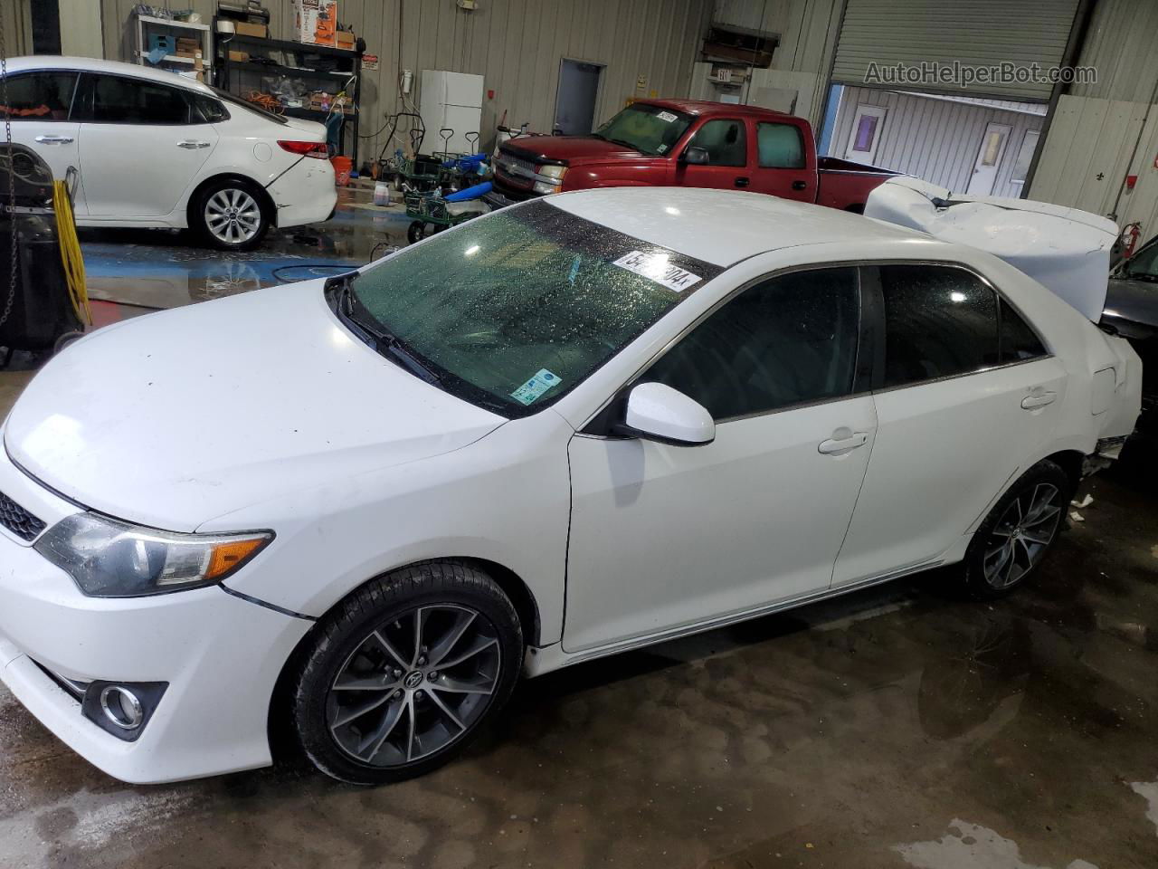 2014 Toyota Camry L White vin: 4T1BF1FK3EU784854