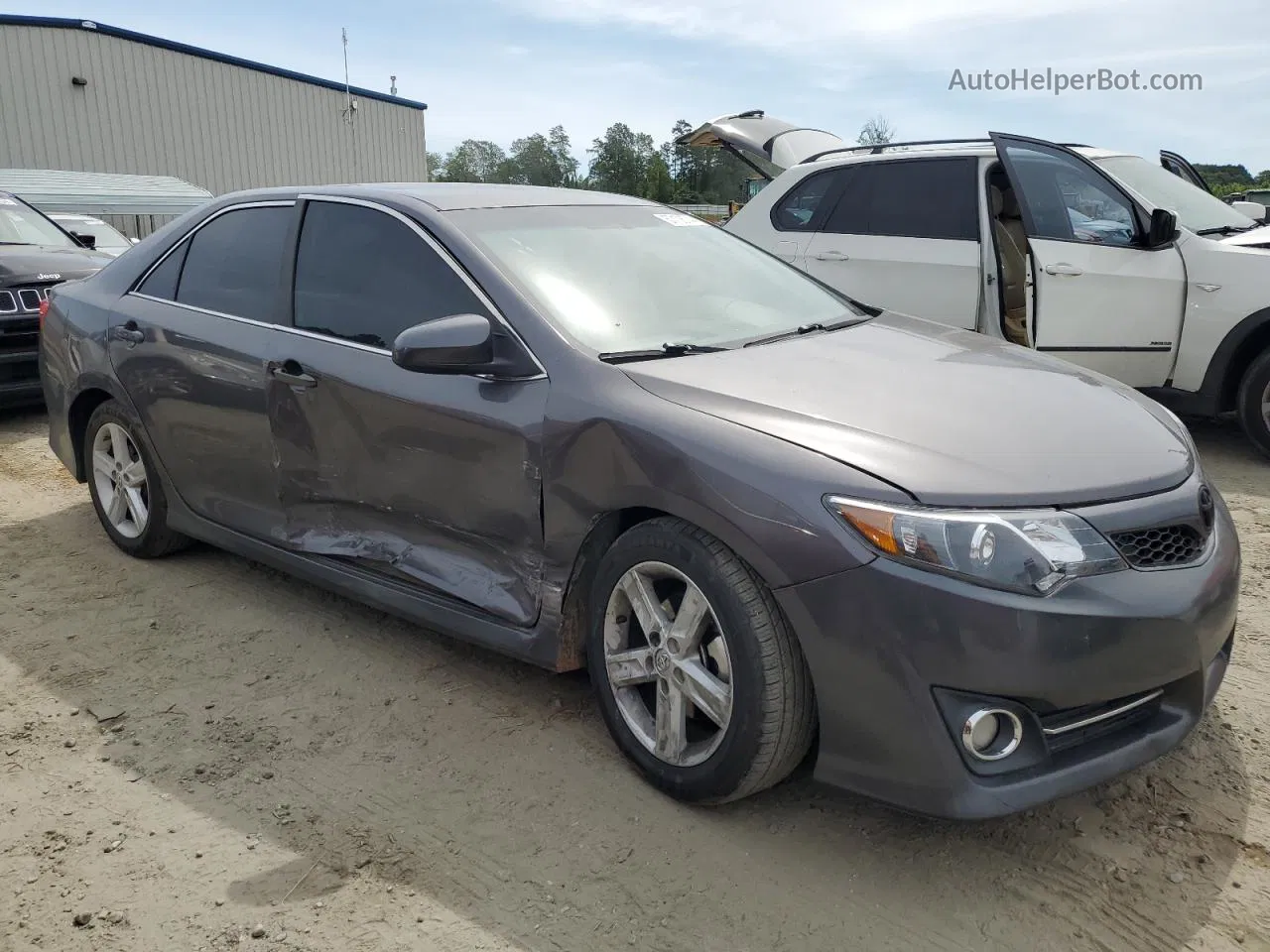 2014 Toyota Camry L Gray vin: 4T1BF1FK3EU835771