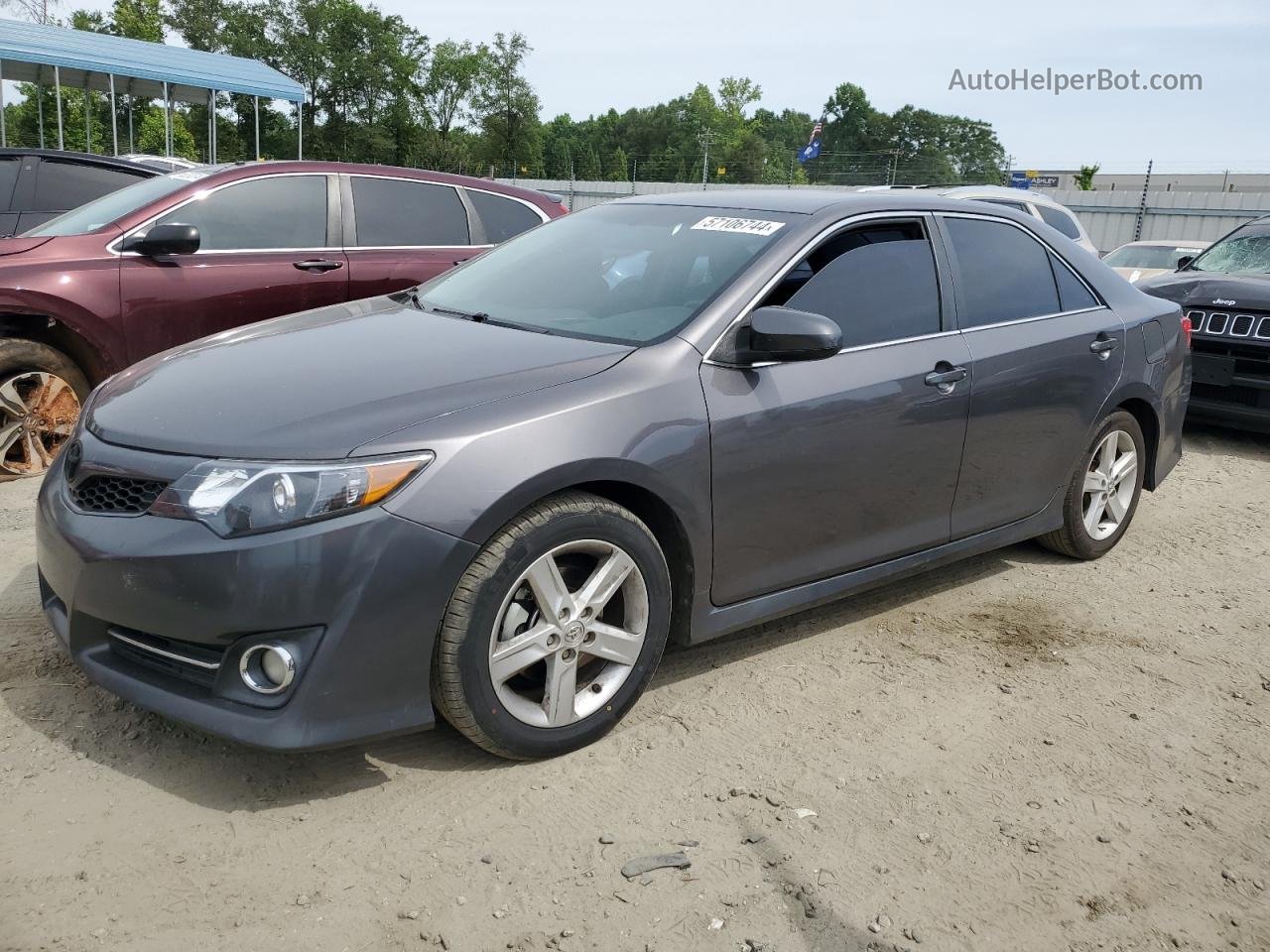 2014 Toyota Camry L Gray vin: 4T1BF1FK3EU835771