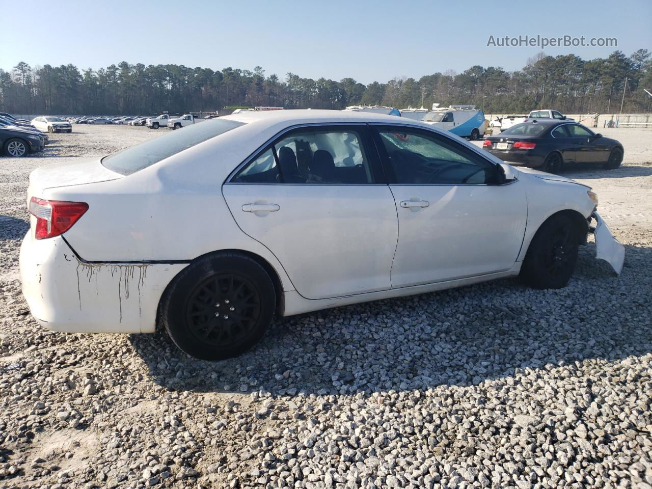 2014 Toyota Camry L Белый vin: 4T1BF1FK3EU854689