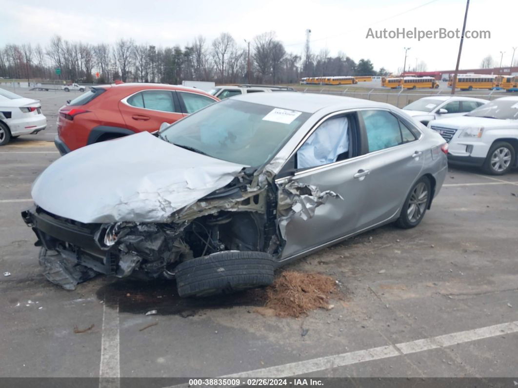 2016 Toyota Camry Se Silver vin: 4T1BF1FK3GU117401