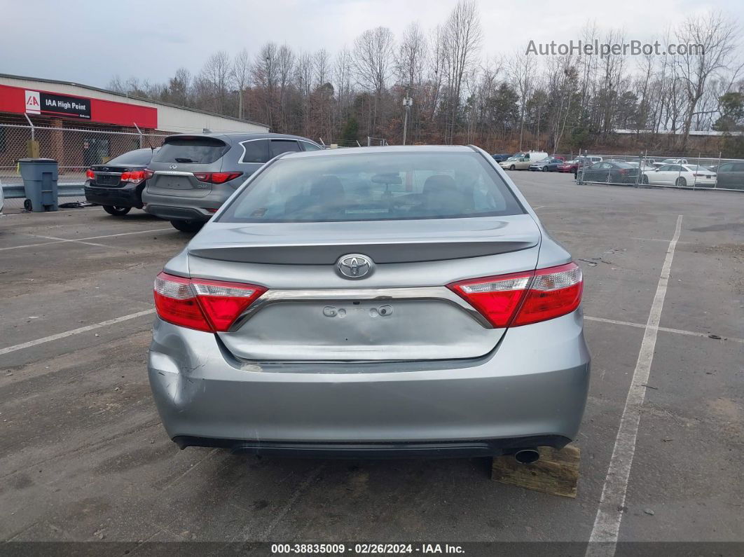 2016 Toyota Camry Se Silver vin: 4T1BF1FK3GU117401