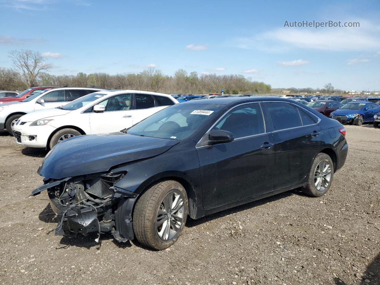 2016 Toyota Camry Le Black vin: 4T1BF1FK3GU133016