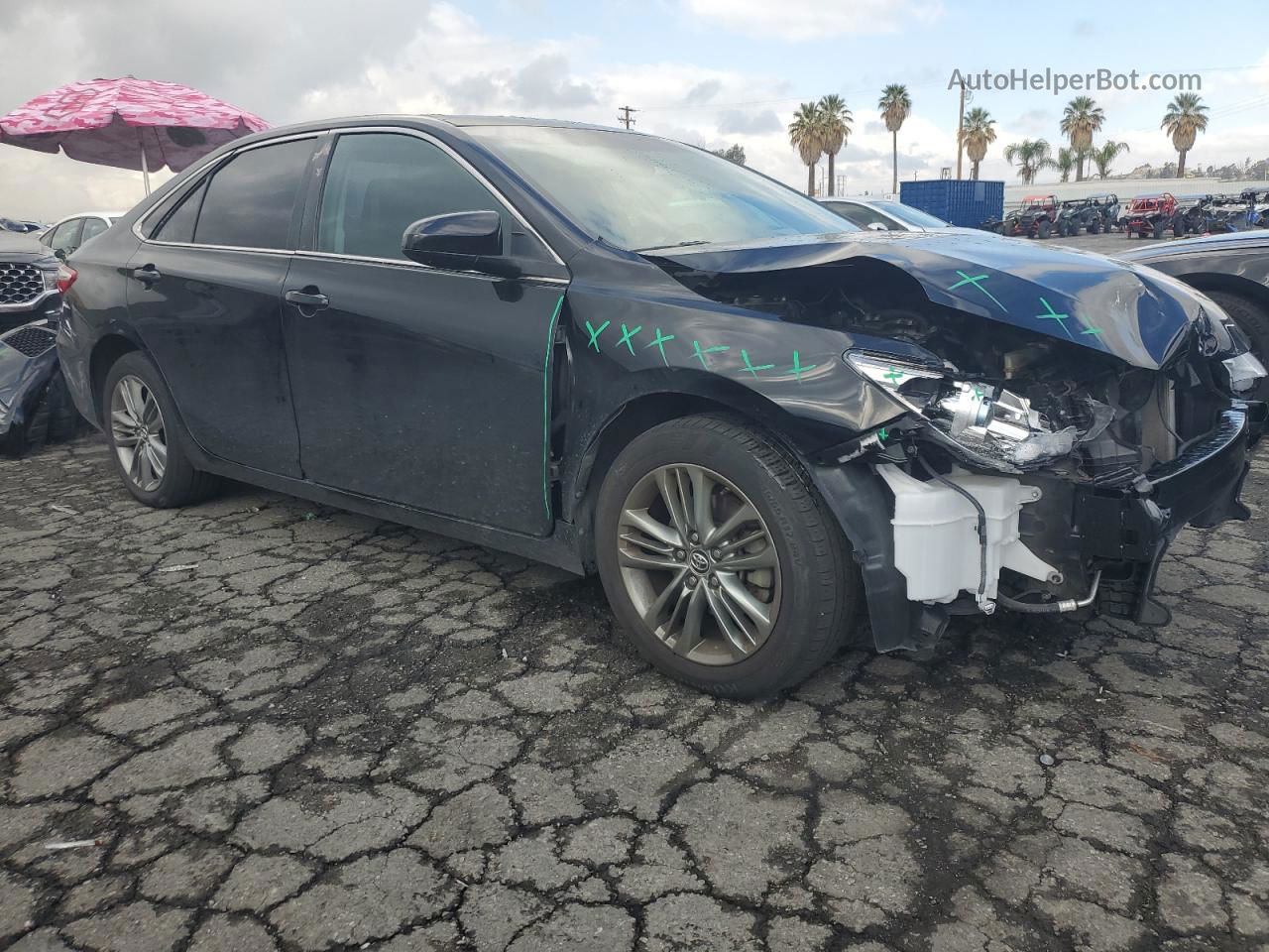 2016 Toyota Camry Le Black vin: 4T1BF1FK3GU179610