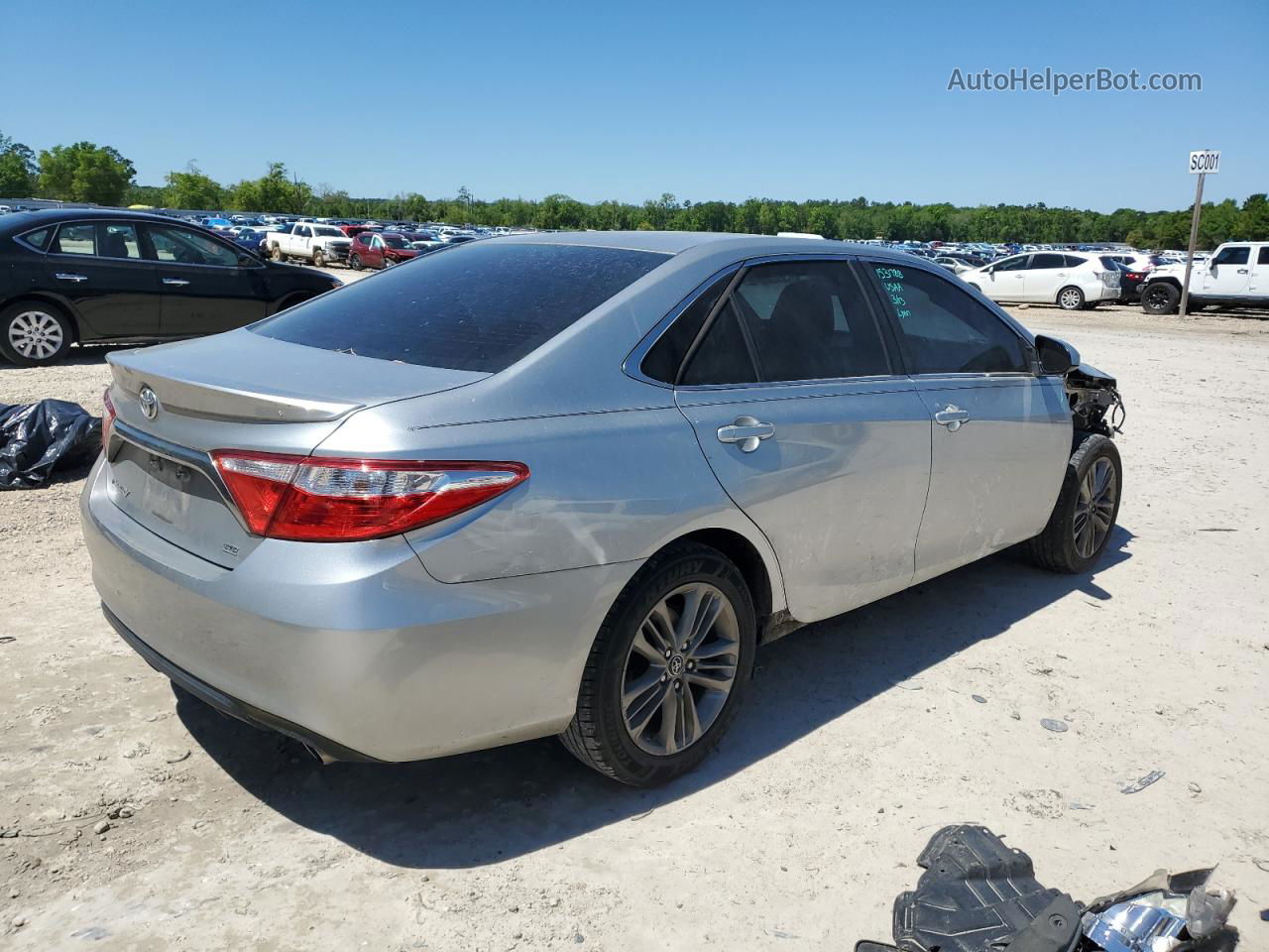 2016 Toyota Camry Le Silver vin: 4T1BF1FK3GU185309