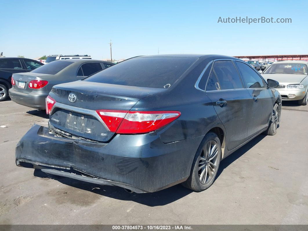 2016 Toyota Camry Se Dark Blue vin: 4T1BF1FK3GU262535