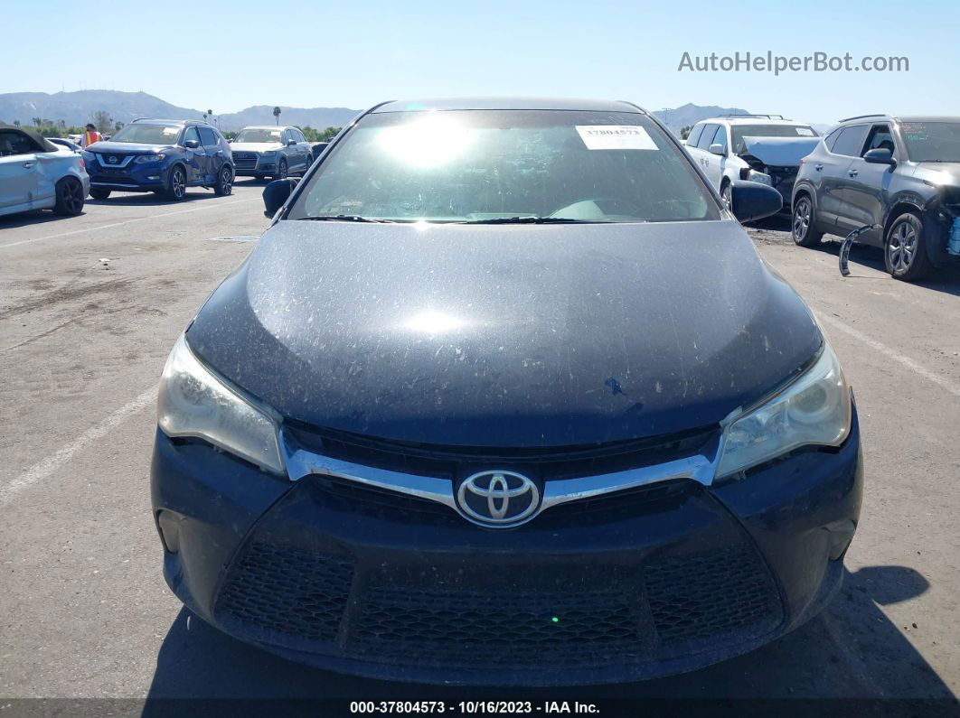 2016 Toyota Camry Se Dark Blue vin: 4T1BF1FK3GU262535