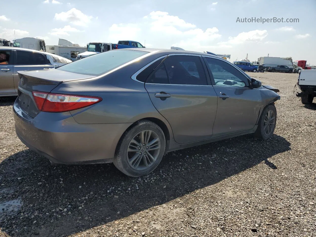 2016 Toyota Camry Le Gray vin: 4T1BF1FK3GU559000