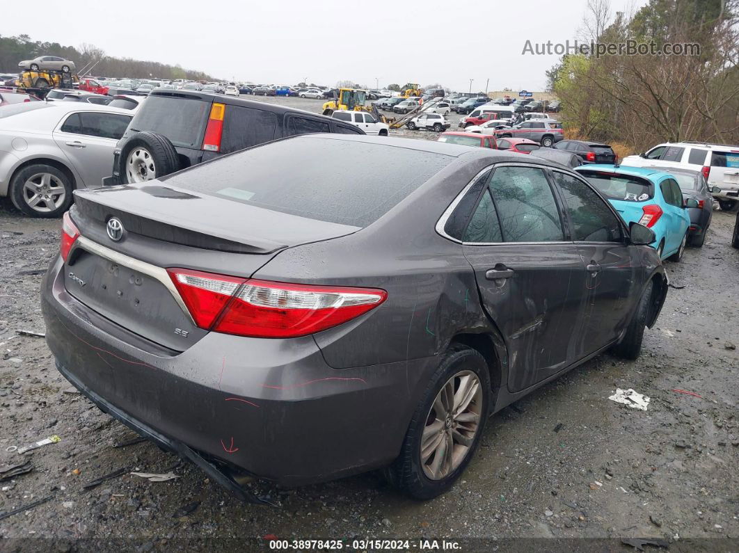 2016 Toyota Camry Se Gray vin: 4T1BF1FK3GU567324