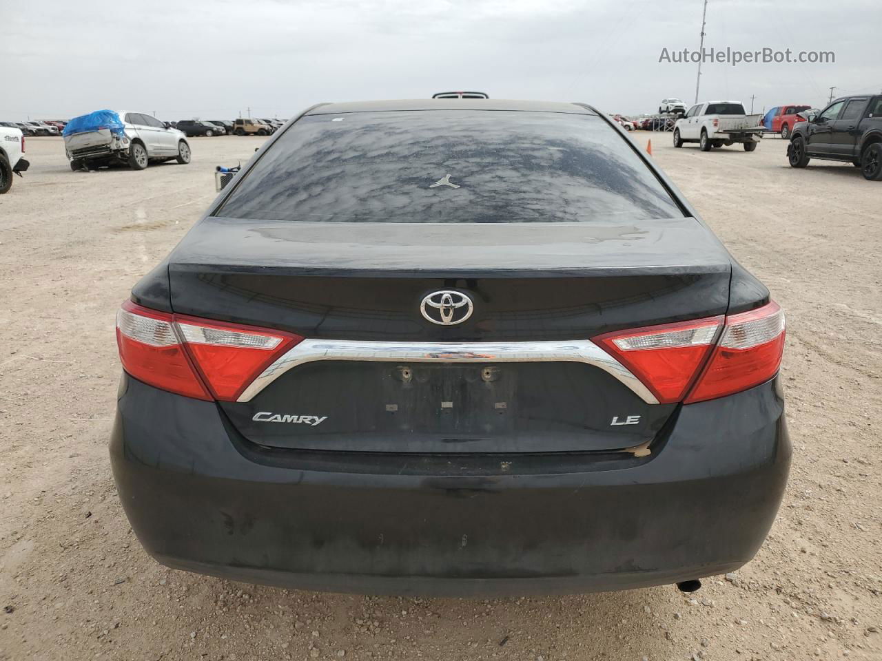 2016 Toyota Camry Le Черный vin: 4T1BF1FK3GU582230