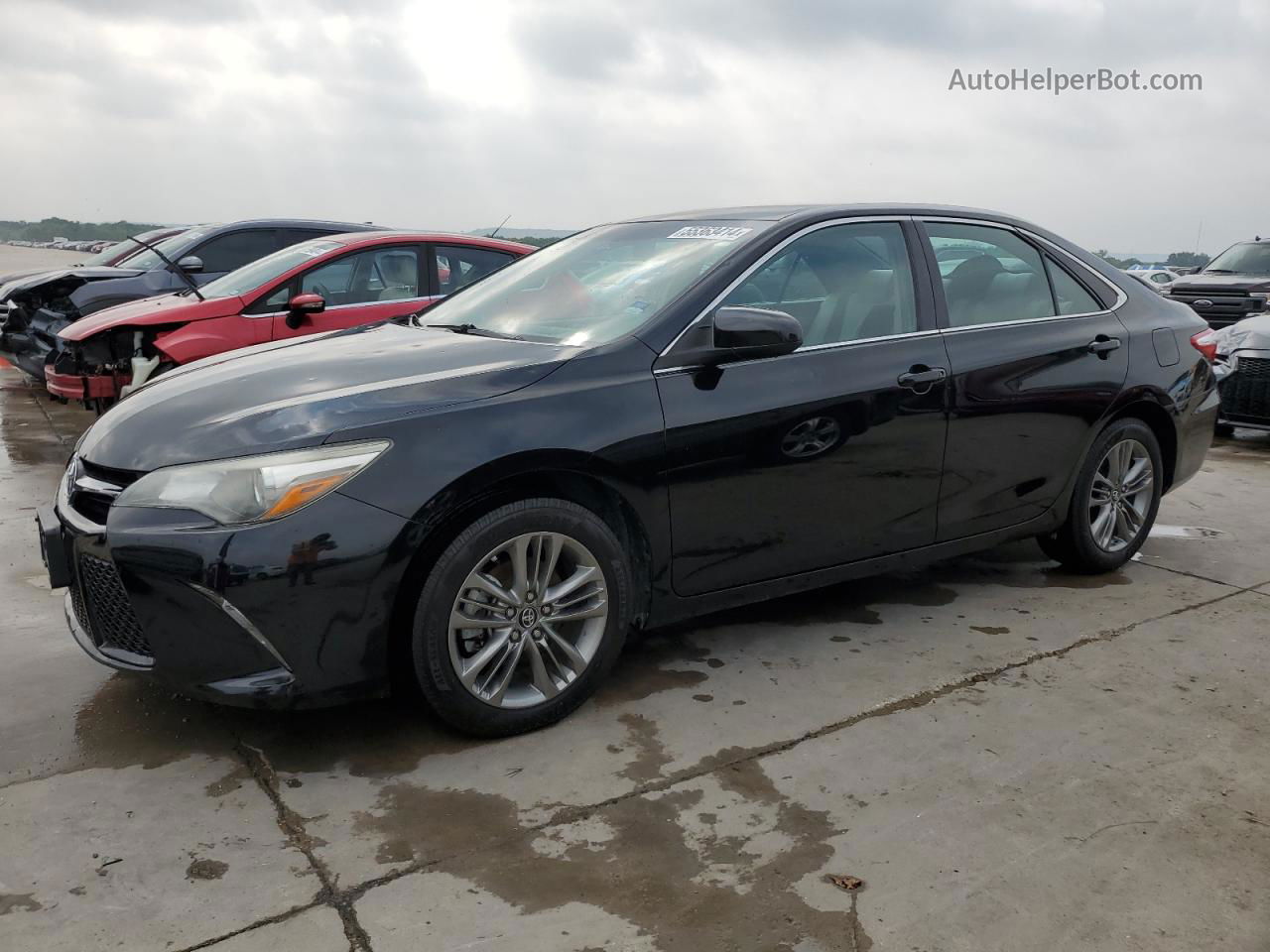 2016 Toyota Camry Le Black vin: 4T1BF1FK3GU609703