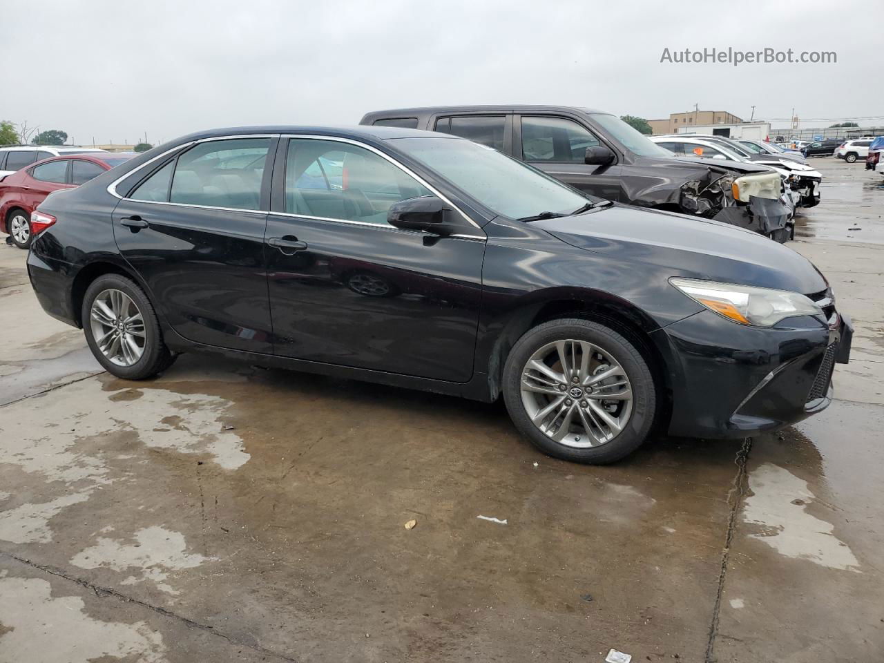 2016 Toyota Camry Le Черный vin: 4T1BF1FK3GU609703