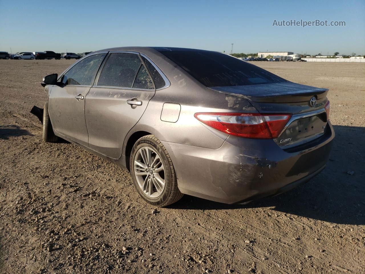 2017 Toyota Camry Le Gray vin: 4T1BF1FK3HU360241