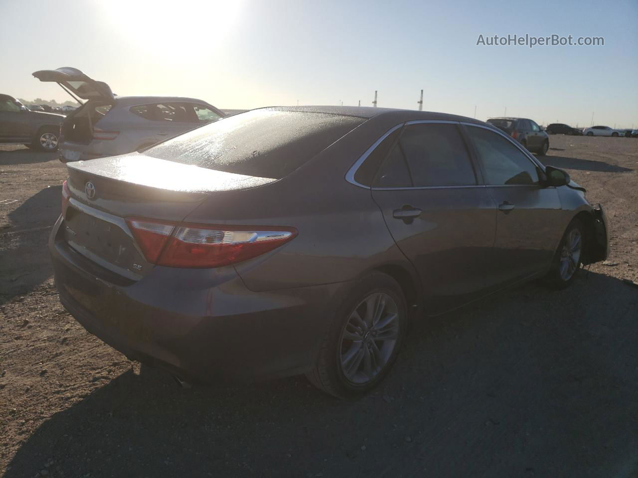 2017 Toyota Camry Le Gray vin: 4T1BF1FK3HU360241