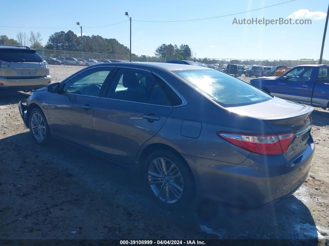 2017 Toyota Camry Se Gray vin: 4T1BF1FK3HU389142