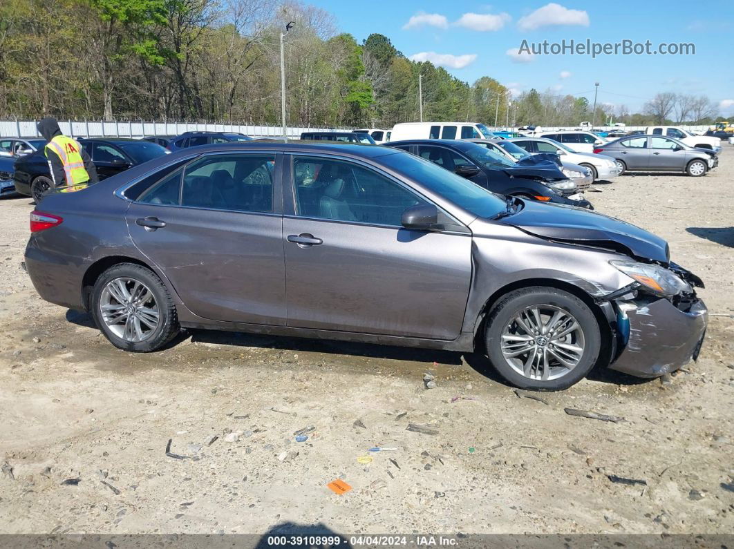 2017 Toyota Camry Se Gray vin: 4T1BF1FK3HU389142