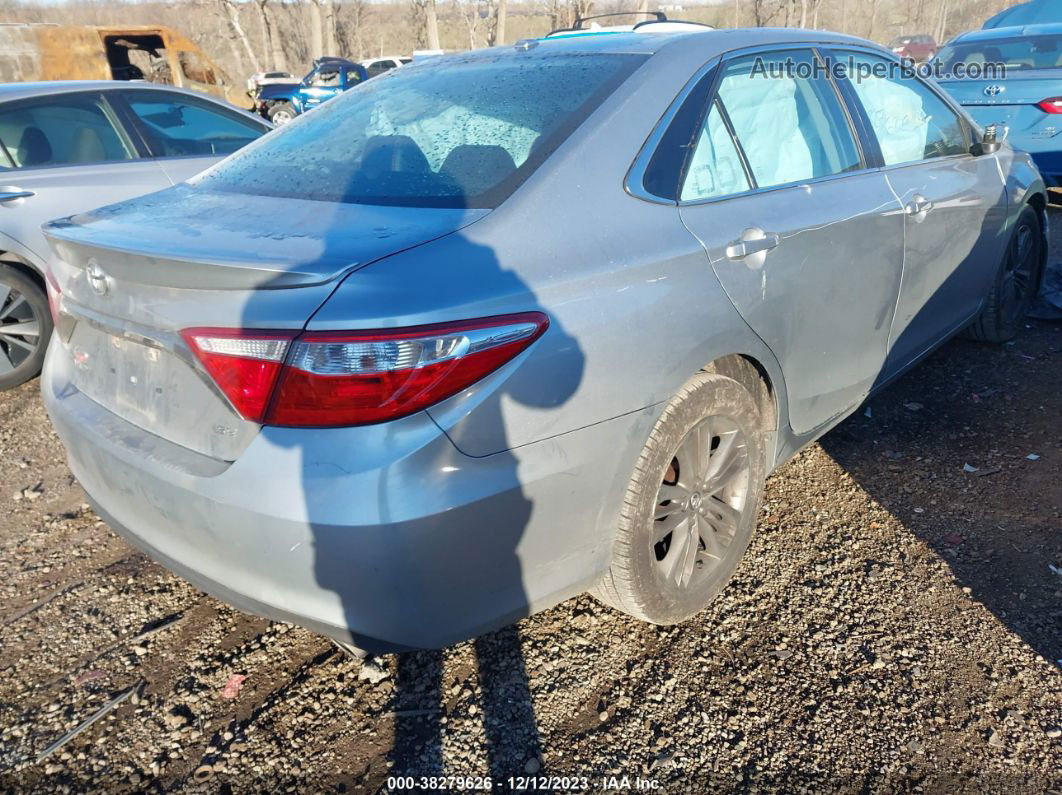 2017 Toyota Camry Se Silver vin: 4T1BF1FK3HU406473