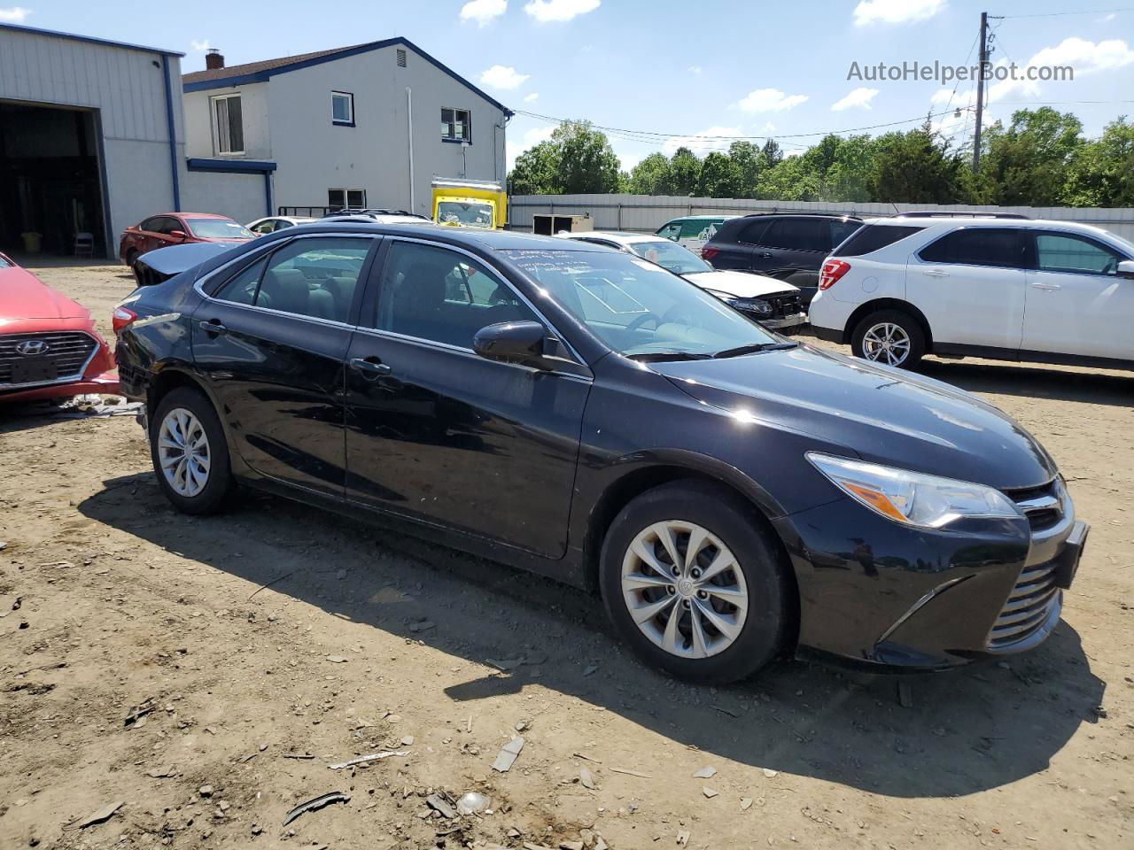 2017 Toyota Camry Le Black vin: 4T1BF1FK3HU418672