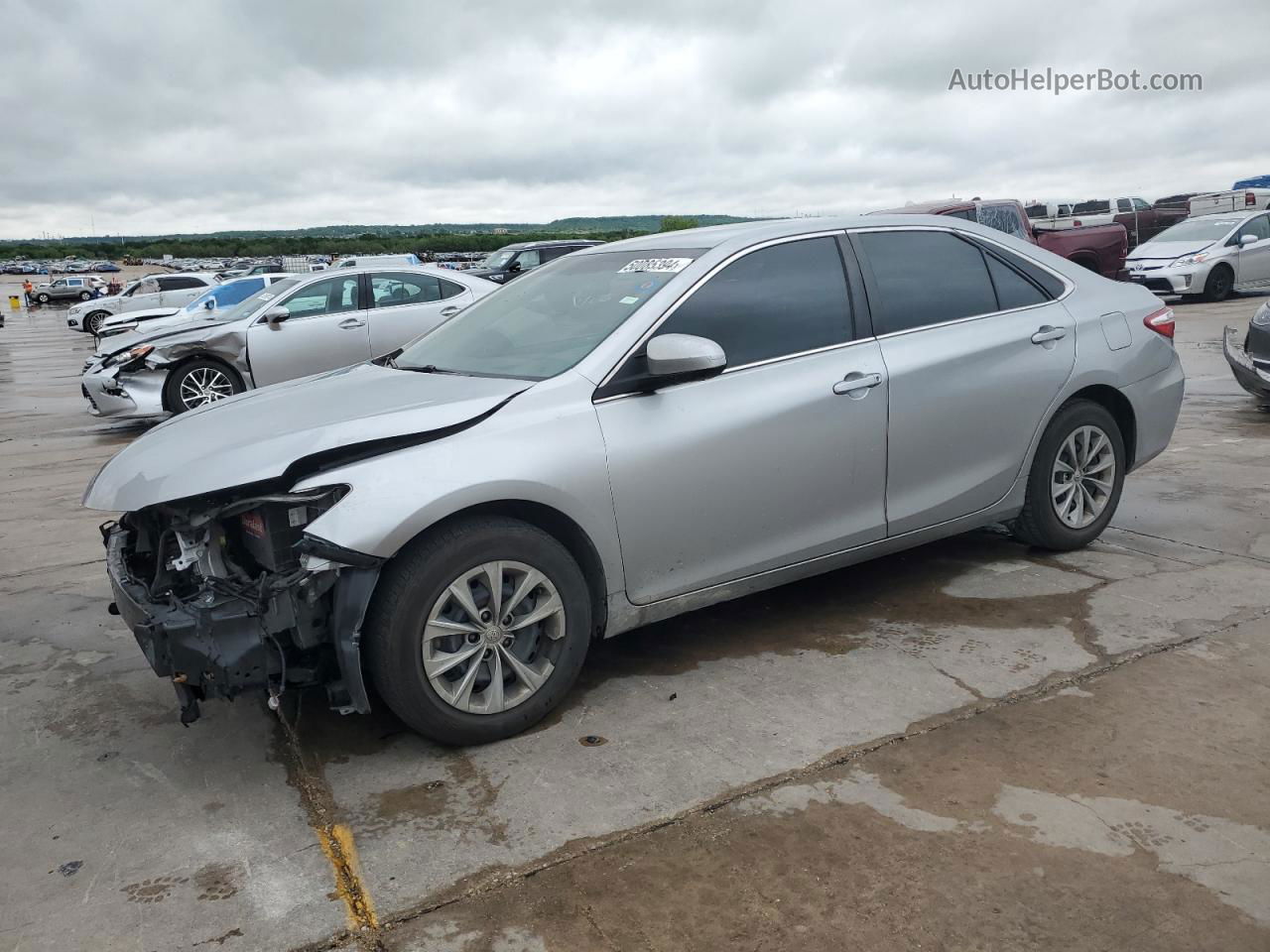 2017 Toyota Camry Le Silver vin: 4T1BF1FK3HU445824