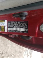 2017 Toyota Camry Le Красный vin: 4T1BF1FK3HU658711