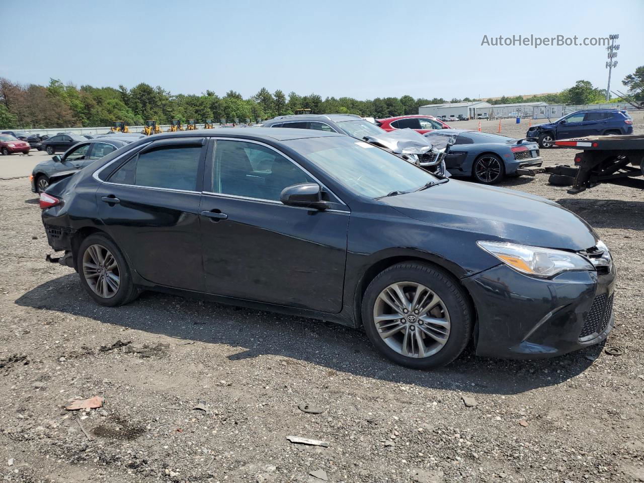 2017 Toyota Camry Le Black vin: 4T1BF1FK3HU702299