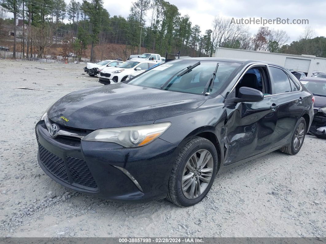 2017 Toyota Camry Se Black vin: 4T1BF1FK3HU709429