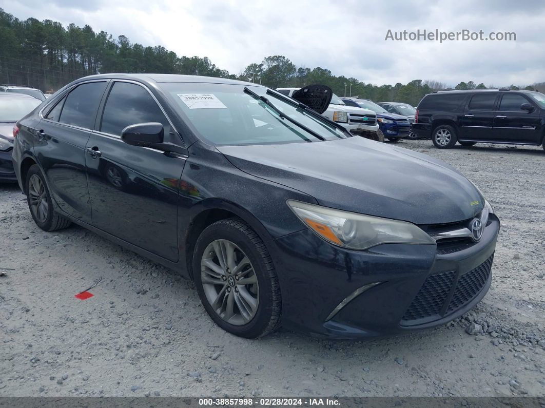 2017 Toyota Camry Se Black vin: 4T1BF1FK3HU709429