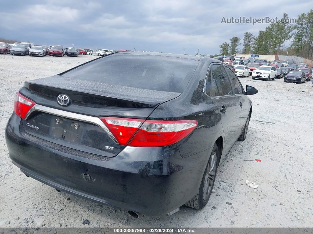 2017 Toyota Camry Se Black vin: 4T1BF1FK3HU709429