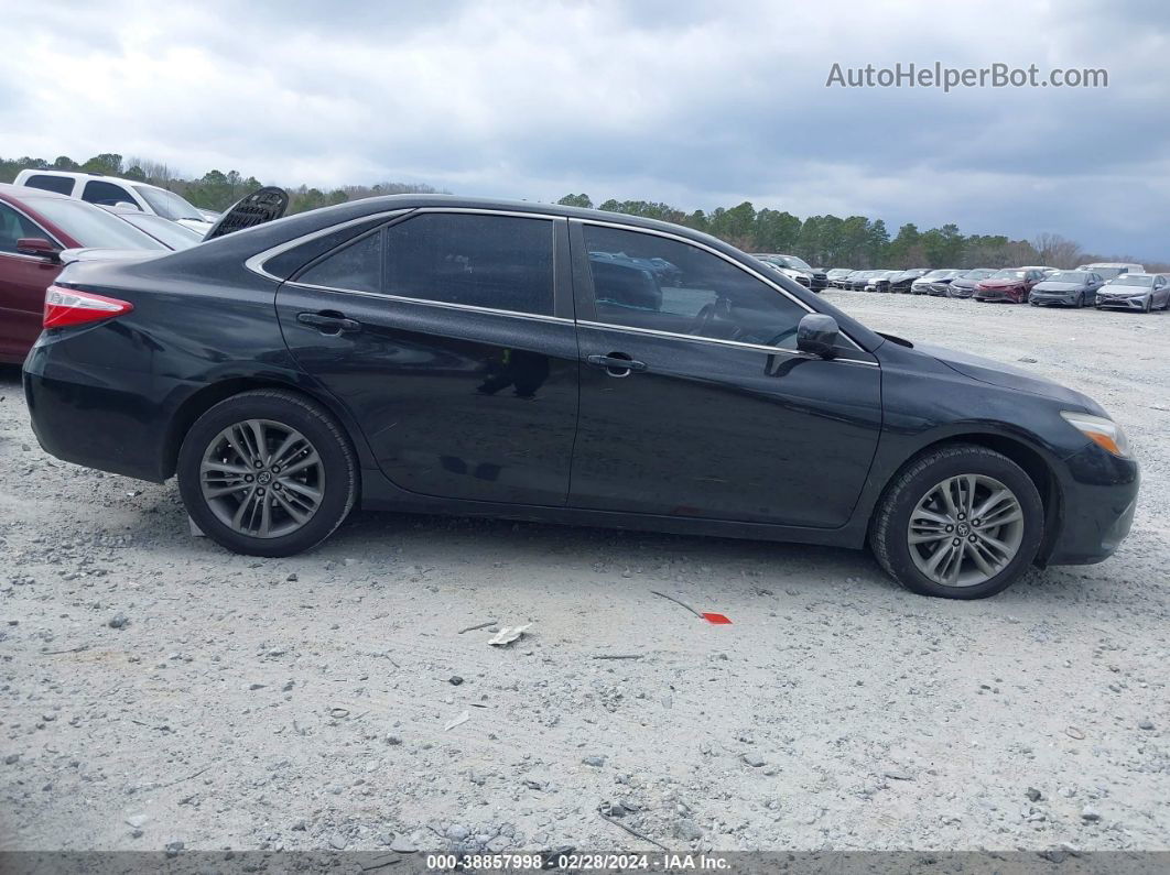 2017 Toyota Camry Se Black vin: 4T1BF1FK3HU709429