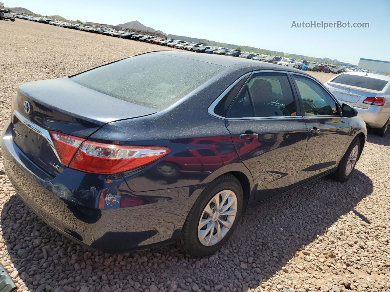 2017 Toyota Camry Le Blue vin: 4T1BF1FK3HU709883