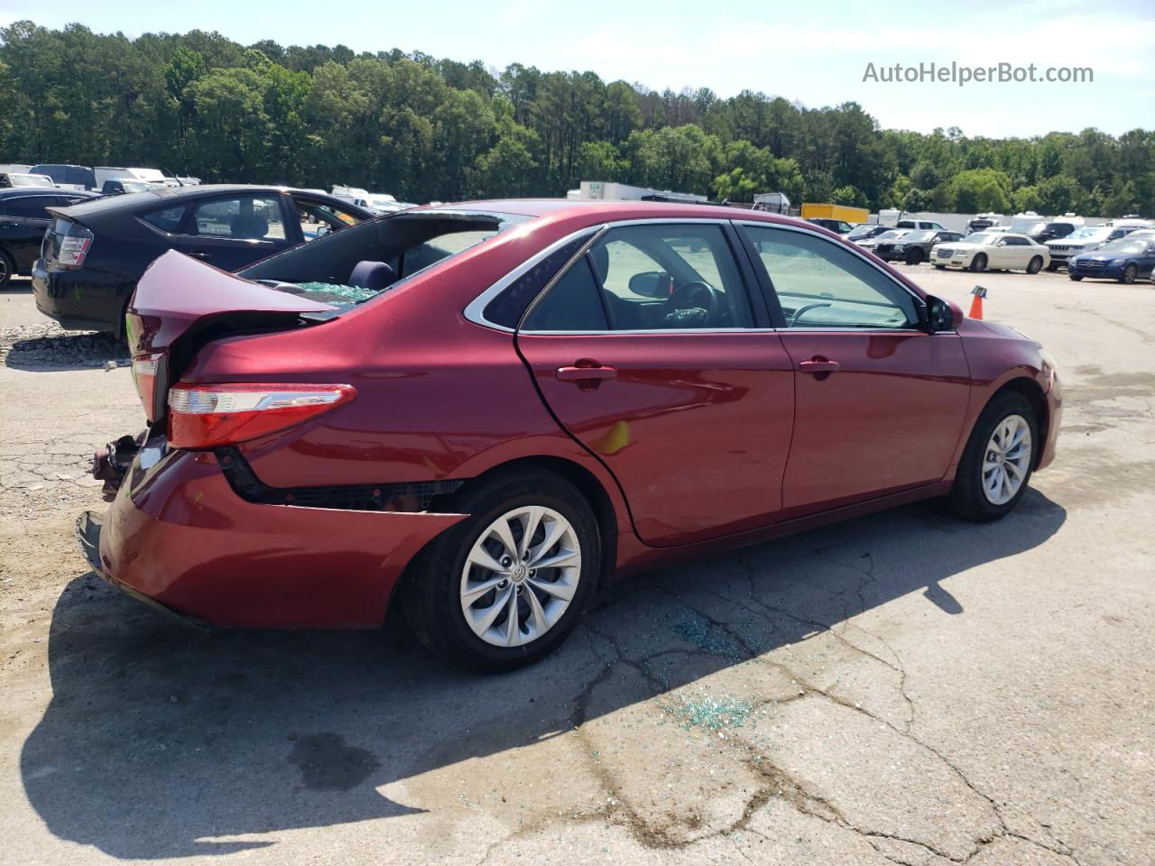 2017 Toyota Camry Le Maroon vin: 4T1BF1FK3HU782994