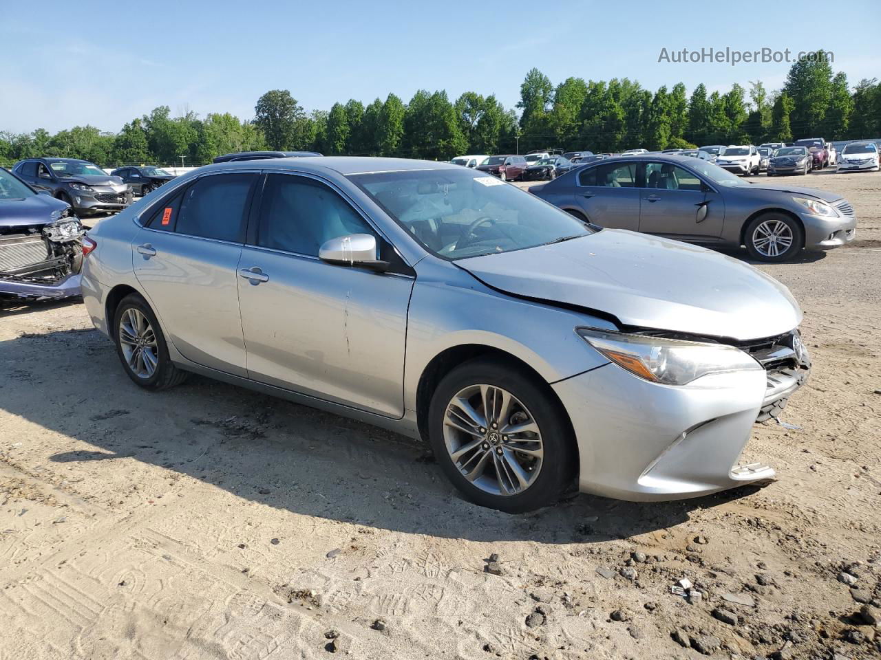 2017 Toyota Camry Le Silver vin: 4T1BF1FK3HU801382