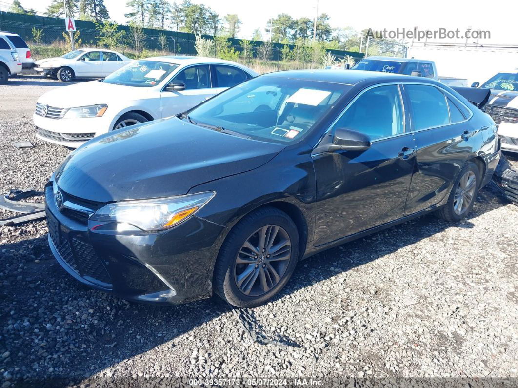 2017 Toyota Camry Se Black vin: 4T1BF1FK3HU810700