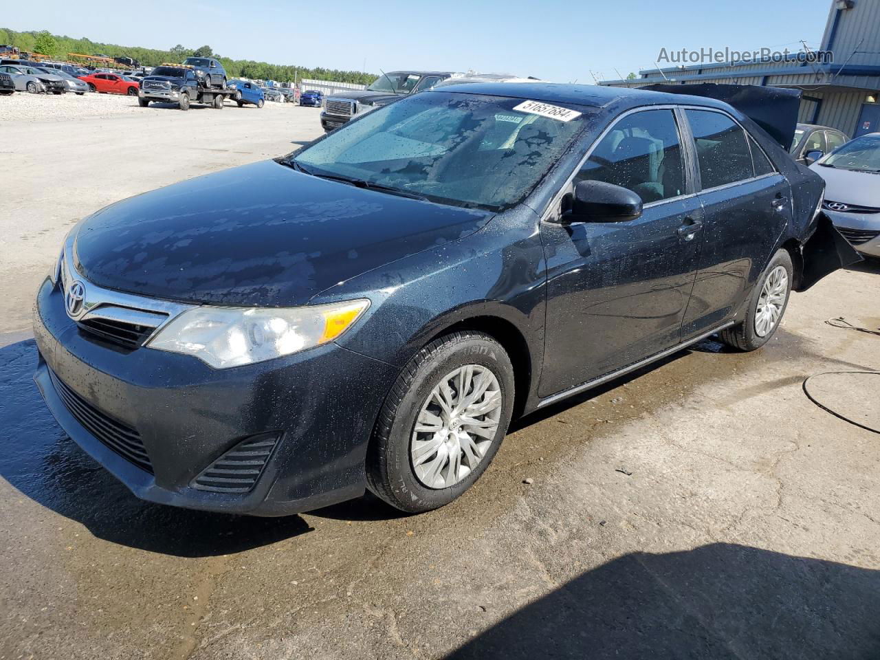 2012 Toyota Camry Base Синий vin: 4T1BF1FK4CU006799